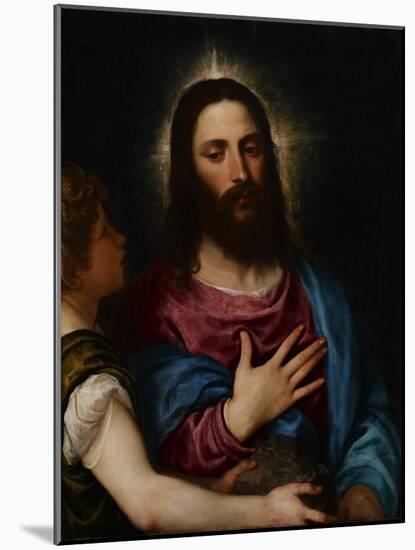 The Temptation of Christ, C.1516-25-Titian (Tiziano Vecelli)-Mounted Giclee Print