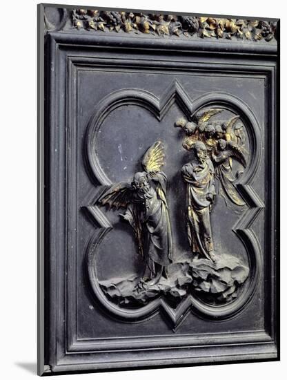 The Temptation of Christ, Sixth Panel of the North Doors of the Baptistery of San Giovanni, 1403-24-Lorenzo Ghiberti-Mounted Giclee Print