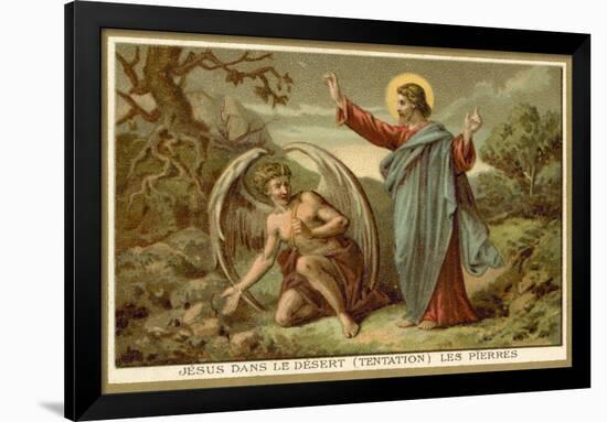 The Temptation of Christ-null-Framed Giclee Print