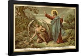 The Temptation of Christ-null-Framed Giclee Print