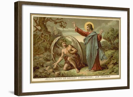 The Temptation of Christ-null-Framed Giclee Print