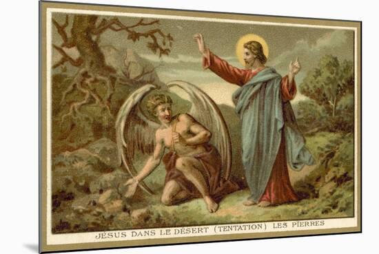 The Temptation of Christ-null-Mounted Giclee Print