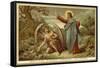 The Temptation of Christ-null-Framed Stretched Canvas