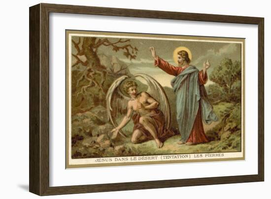 The Temptation of Christ-null-Framed Giclee Print