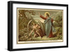 The Temptation of Christ-null-Framed Giclee Print