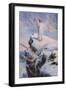 The temptation of Jesus - Bible-William Brassey Hole-Framed Giclee Print