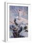 The temptation of Jesus - Bible-William Brassey Hole-Framed Giclee Print