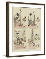 The Temptation of Pierre Montmartre-Albert Guillaume-Framed Giclee Print