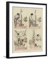 The Temptation of Pierre Montmartre-Albert Guillaume-Framed Giclee Print