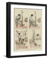 The Temptation of Pierre Montmartre-Albert Guillaume-Framed Giclee Print