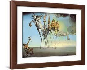 The Temptation of Saint Anthony, 1946-Salvador Dali-Framed Art Print