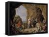 The Temptation of Saint Anthony, Mid of 17th C-David Teniers the Younger-Framed Stretched Canvas