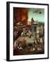 The Temptation of Saint Anthony of Egypt 251-356 founder of monasticism-Hieronymus Bosch-Framed Giclee Print