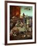 The Temptation of Saint Anthony of Egypt 251-356 founder of monasticism-Hieronymus Bosch-Framed Giclee Print