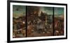 The Temptation of Saint Anthony Triptych-Hieronymus Bosch-Framed Premium Giclee Print