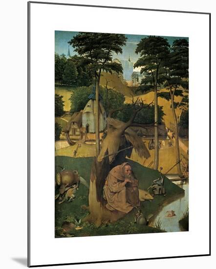 The Temptation of Saint Anthony-Hieronymus Bosch-Mounted Premium Giclee Print
