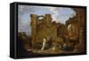 The Temptation of Saint Anthony-David Teniers the Younger-Framed Stretched Canvas