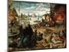 The Temptation of Saint Anthony-Jan Mandyn-Mounted Giclee Print