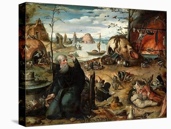 The Temptation of Saint Anthony-Jan Mandyn-Stretched Canvas