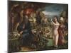 The Temptation of Saint Anthony-Pieter Coecke Van Aelst the Elder-Mounted Giclee Print