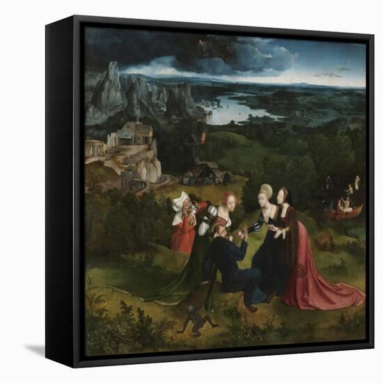 The Temptation of Saint Anthony-Joachim Patinir-Framed Stretched Canvas