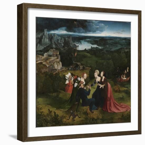 The Temptation of Saint Anthony-Joachim Patinir-Framed Giclee Print