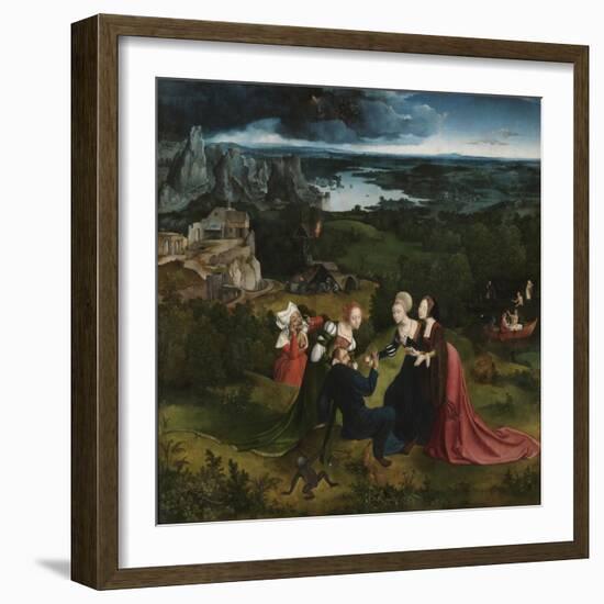 The Temptation of Saint Anthony-Joachim Patinir-Framed Giclee Print