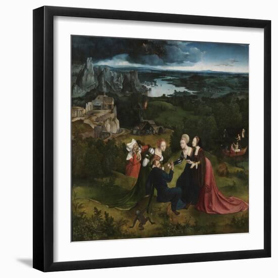 The Temptation of Saint Anthony-Joachim Patinir-Framed Giclee Print