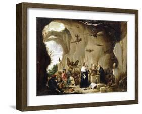 The Temptation of Saint Anthony-David Teniers the Younger-Framed Giclee Print