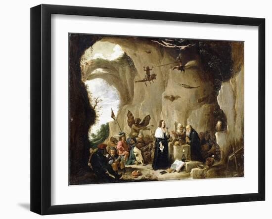 The Temptation of Saint Anthony-David Teniers the Younger-Framed Giclee Print