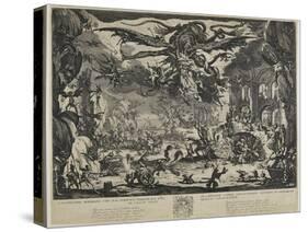 The Temptation of Saint Antony, 1635-Jacques Callot-Stretched Canvas