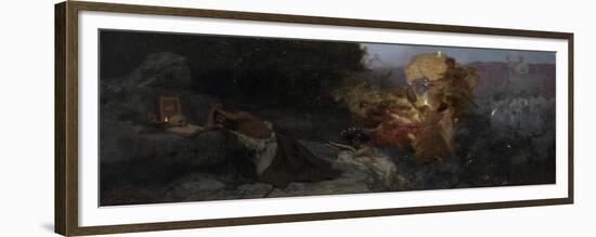 The Temptation of Saint Jerome-Henryk Siemiradzki-Framed Giclee Print