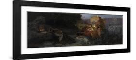 The Temptation of Saint Jerome-Henryk Siemiradzki-Framed Giclee Print