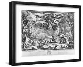 The Temptation of St. Anthony, 1635-Jacques Callot-Framed Giclee Print