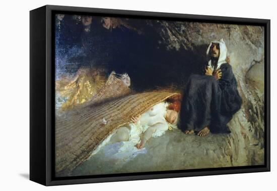 The Temptation of St. Anthony, 1878-Domenico Morelli-Framed Stretched Canvas