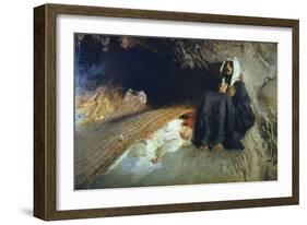The Temptation of St. Anthony, 1878-Domenico Morelli-Framed Giclee Print