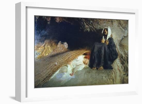 The Temptation of St. Anthony, 1878-Domenico Morelli-Framed Giclee Print