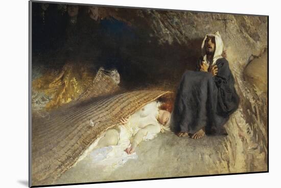 The Temptation of St Anthony, 1878-Domenico Morelli-Mounted Giclee Print