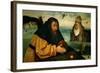 The Temptation of St. Anthony Abbot, the Head of an Abbess Sits Atop a Whorehouse-Hieronymus Bosch-Framed Giclee Print