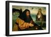 The Temptation of St. Anthony Abbot, the Head of an Abbess Sits Atop a Whorehouse-Hieronymus Bosch-Framed Giclee Print