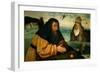 The Temptation of St. Anthony Abbot, the Head of an Abbess Sits Atop a Whorehouse-Hieronymus Bosch-Framed Giclee Print