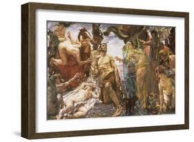 The Temptation of St Anthony after Gustave Flaubert-Lovis Corinth-Framed Giclee Print