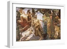 The Temptation of St Anthony after Gustave Flaubert-Lovis Corinth-Framed Giclee Print