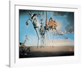 The Temptation of St. Anthony, c.1946-Salvador Dalí-Framed Art Print