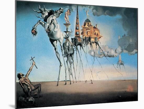 The Temptation of St. Anthony, c.1946-Salvador Dalí-Mounted Art Print