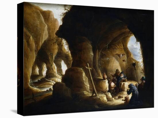 The Temptation of St Anthony, C1649-1670-Abraham Teniers-Stretched Canvas