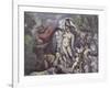 The Temptation of St. Anthony, circa 1875-Paul Cézanne-Framed Giclee Print