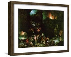 The Temptation of St. Anthony - Hell, 1594-Jan Brueghel the Elder-Framed Giclee Print