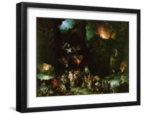 The Temptation of St. Anthony - Hell, 1594-Jan Brueghel the Elder-Framed Giclee Print