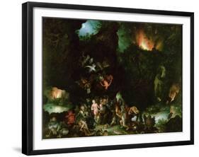 The Temptation of St. Anthony - Hell, 1594-Jan Brueghel the Elder-Framed Giclee Print